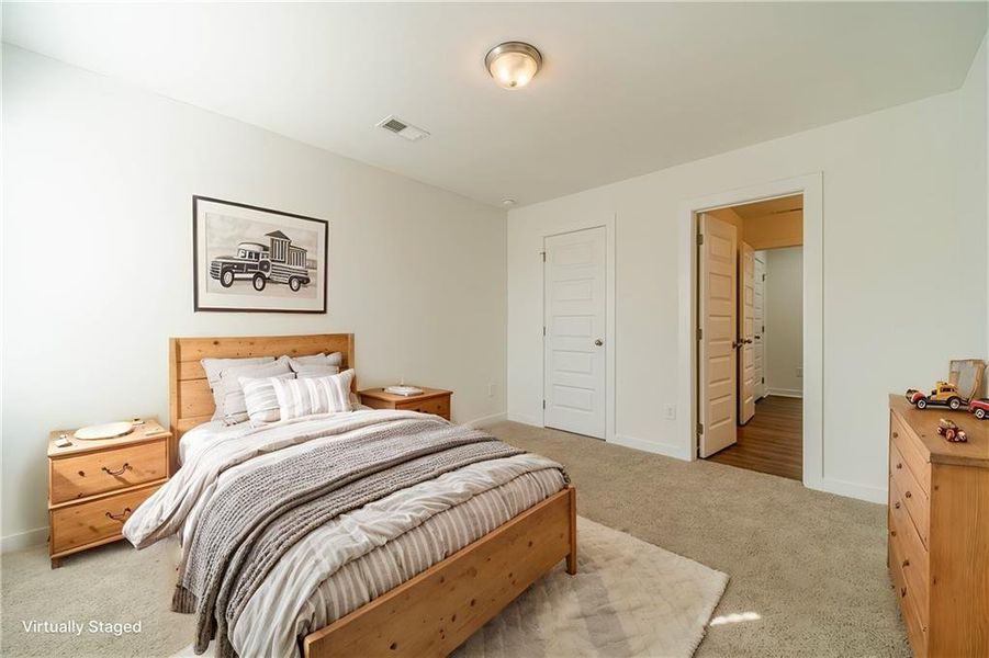 Furnished interior view inside a new home in Alcovy Estates, Monroe (Image 10).