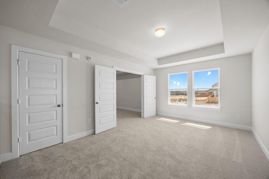 Spacious, unfurnished interior of a new home in Lariat, Liberty Hill (Image 19). Spacious, unfurnished interior of a new home in Lariat, Liberty Hill (Image 19).