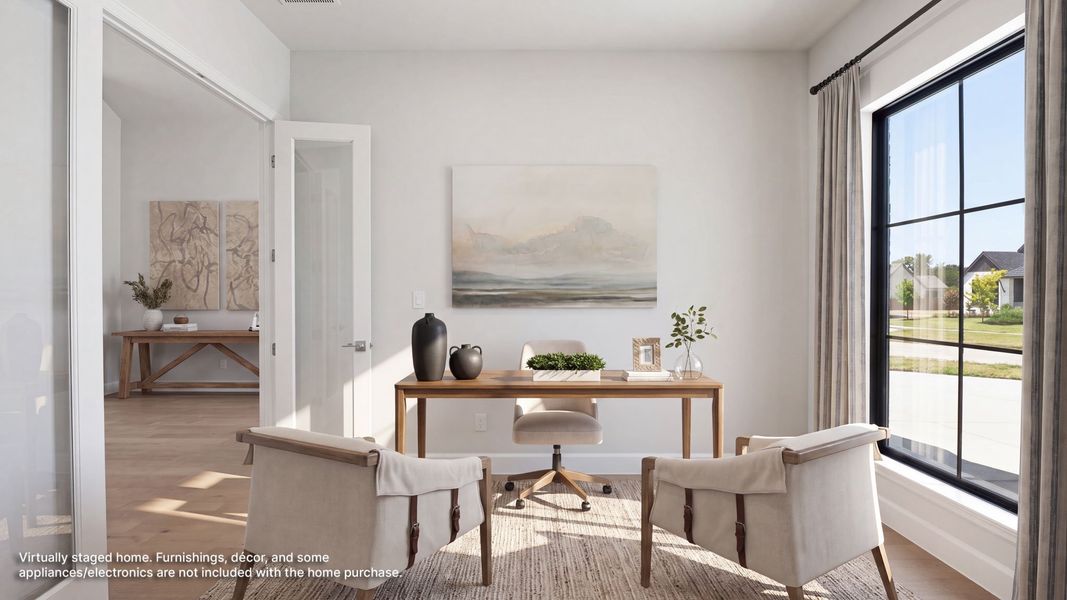 Furnished interior view inside a new home in Sonoma Verde, McLendon-Chisholm (Image 10).