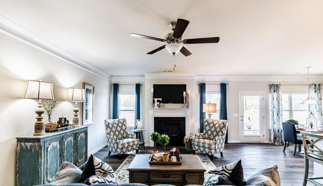 Furnished interior view inside a new home in Saddle Ridge, Calhoun (Image 11).