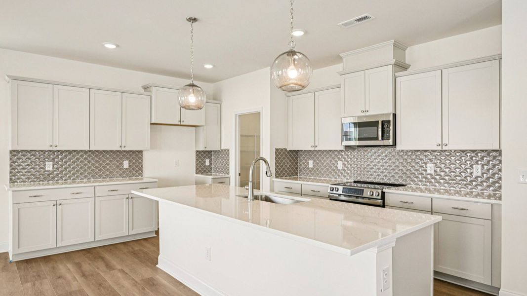 Furnished interior view inside a new home in Essex Village, Franklinton (Image 6).