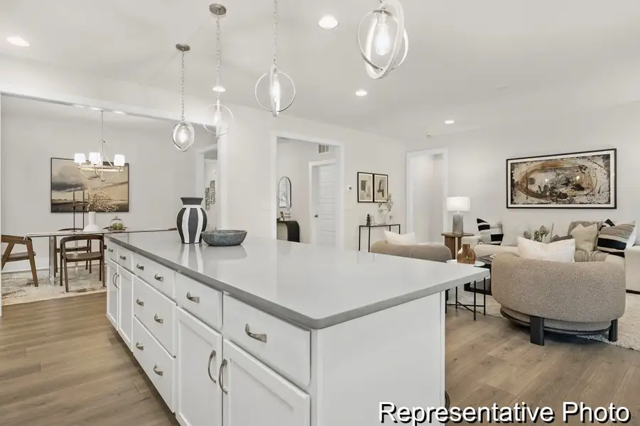 Furnished interior view inside a new home in Kensington, China Grove (Image 2).