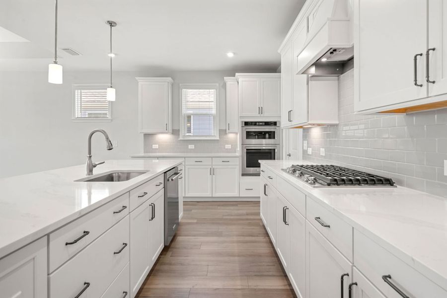 Kitchen with Oversized Island