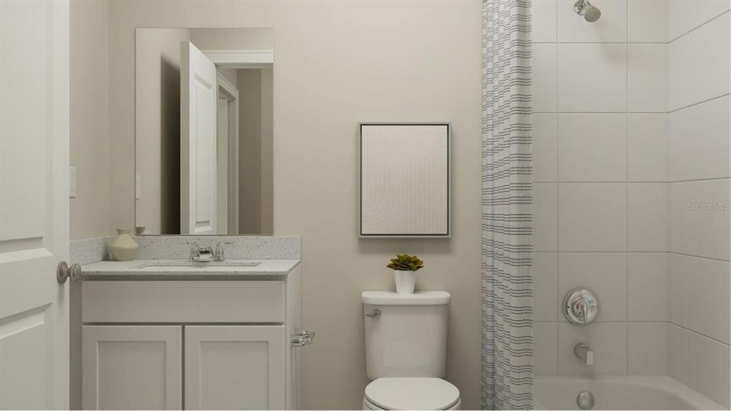 Furnished interior view inside a new home in , Kissimmee (Image 10).