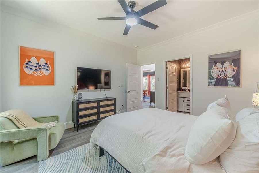 Furnished interior view inside a new home in , Snellville (Image 29).