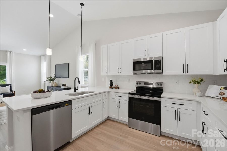 Furnished interior view inside a new home in , Shelby (Image 9).