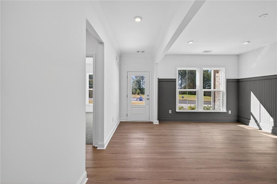 Spacious, unfurnished interior of a new home in Riversprings, Dacula (Image 45).