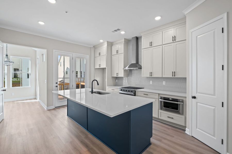 Furnished interior view inside a new home in The Village at River Green, Canton (Image 5).