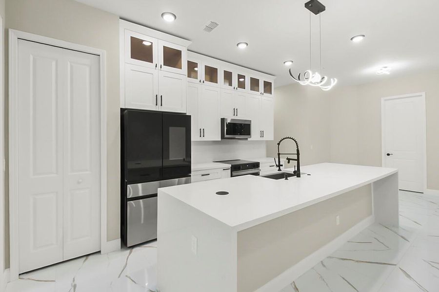 Furnished interior view inside a new home in , Port St. Lucie (Image 9).