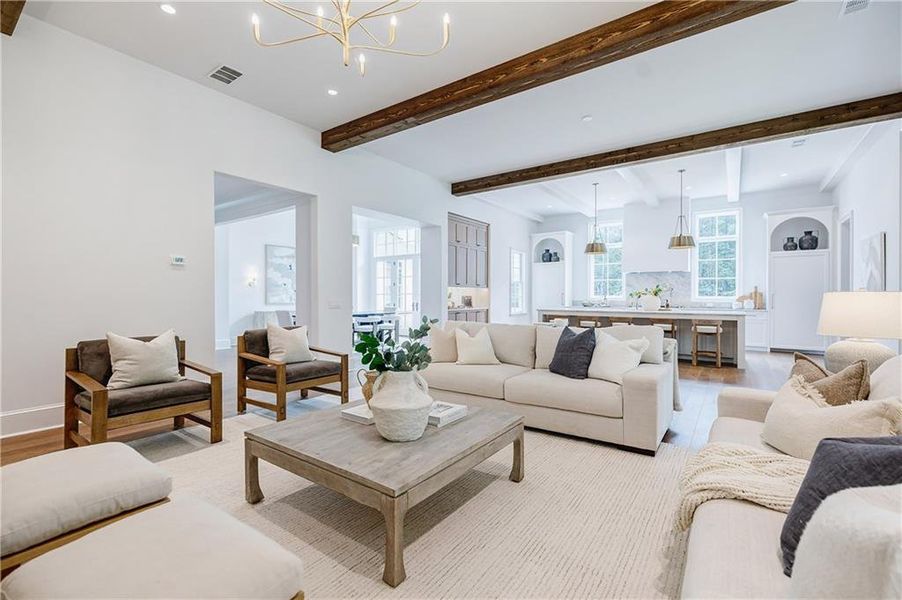 Furnished interior view inside a new home in , Canton (Image 38).