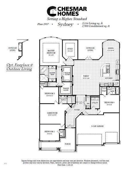 View of home floor plan