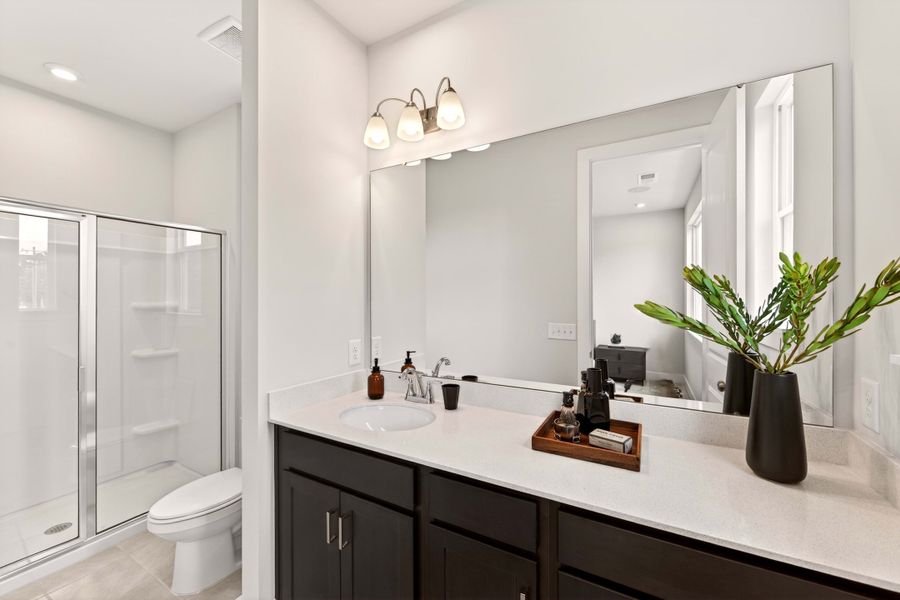 Furnished interior view inside a new home in Context at Oakhurst, Charlotte (Image 18).