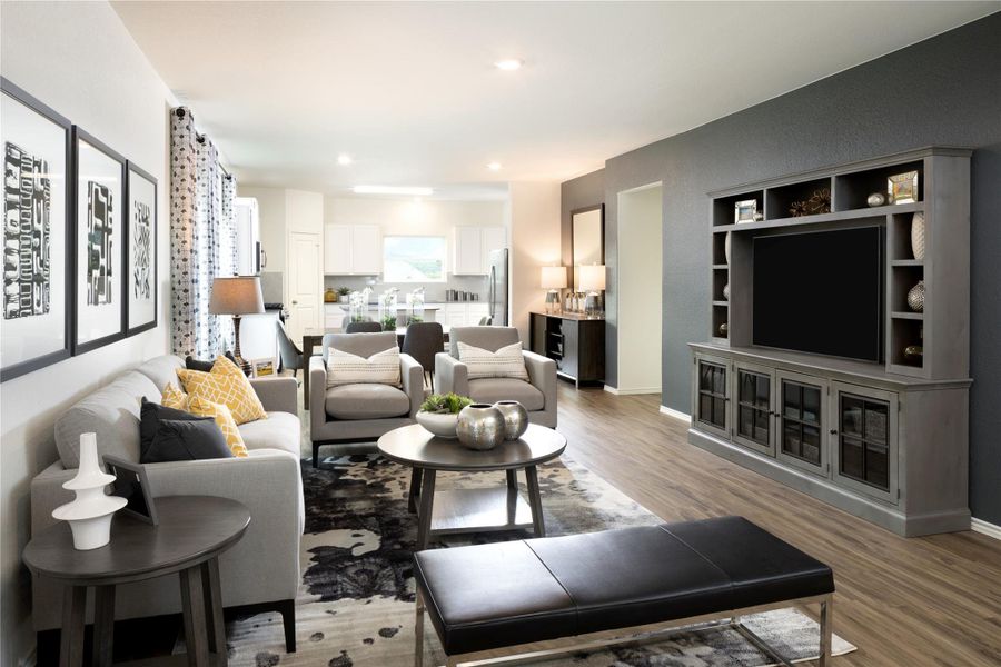Furnished interior view inside a new home in Woodfield Preserve, Georgetown (Image 11).