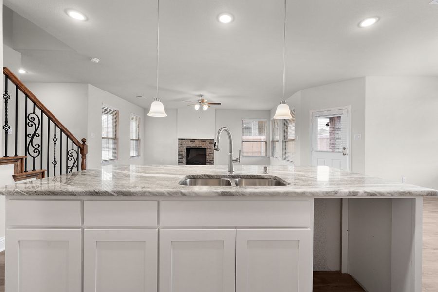 Furnished interior view inside a new home in Summerwood, Red Oak (Image 10).