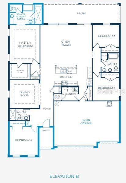 2D floor plan layout of this home in Spring Hill, Spring Hill, FL (Image 3). 2D floor plan layout of this home in Spring Hill, Spring Hill, FL (Image 3).