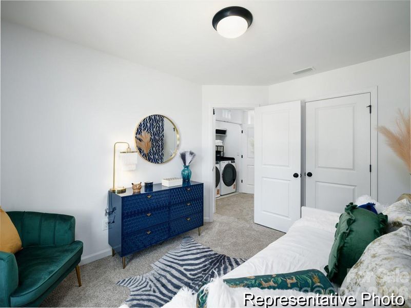 Furnished interior view inside a new home in , Charlotte (Image 26).