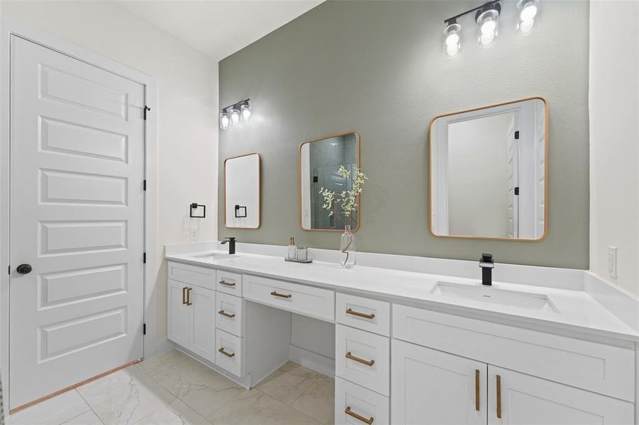 Furnished interior view inside a new home in , Forney (Image 10).