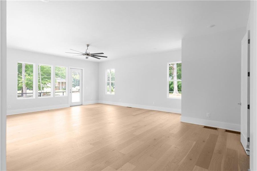 Spacious, unfurnished interior of a new home in , Atlanta (Image 81).