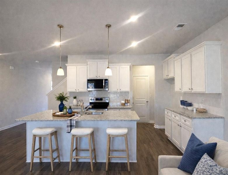 Furnished interior view inside a new home in The Enclave at Whitewater Creek, Union City (Image 5).