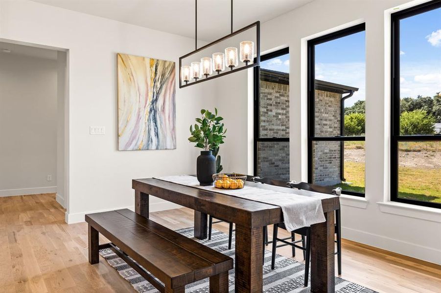 Furnished interior view inside a new home in , Aledo (Image 18). Furnished interior view inside a new home in , Aledo (Image 18).