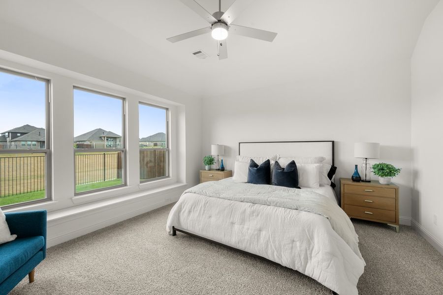 Furnished interior view inside a new home in Panchasarp Farms, Burleson (Image 17).