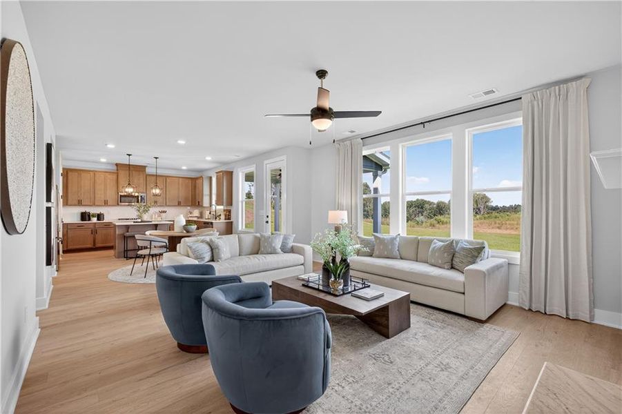 Furnished interior view inside a new home in , Gainesville (Image 26).