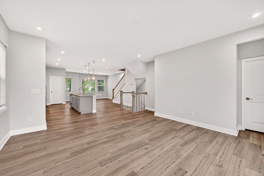 Spacious, unfurnished interior of a new home in Archer Row, Charlotte (Image 24). Spacious, unfurnished interior of a new home in Archer Row, Charlotte (Image 24).