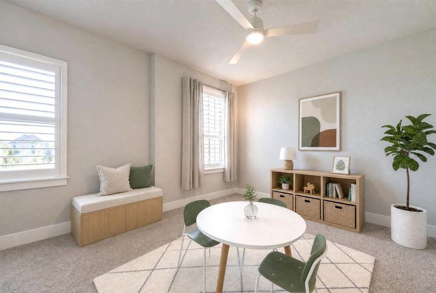 Furnished interior view inside a new home in , Frisco (Image 31).