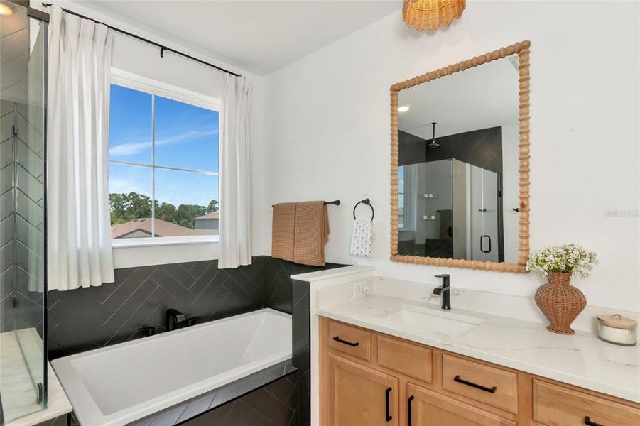Furnished interior view inside a new home in , Parrish (Image 58).