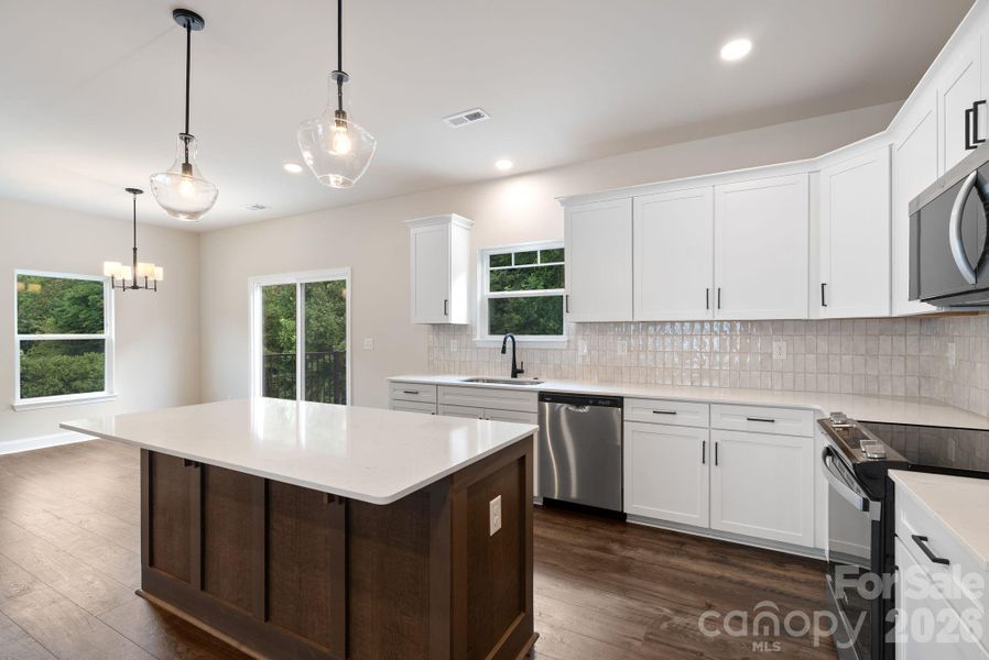 Furnished interior view inside a new home in , Asheville (Image 11).