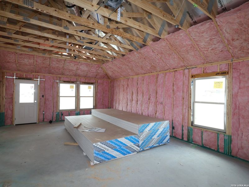 In-progress construction of a new home in Meadows at Clear Springs, New Braunfels, TX (Image 30).