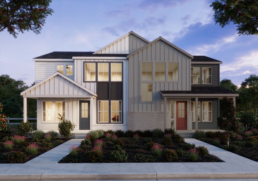 Representative exterior photo of a completed home built from the 3 by Trumark Homes in Trumark Homes at Sterling Ranch, Littleton, CO (Image 24).