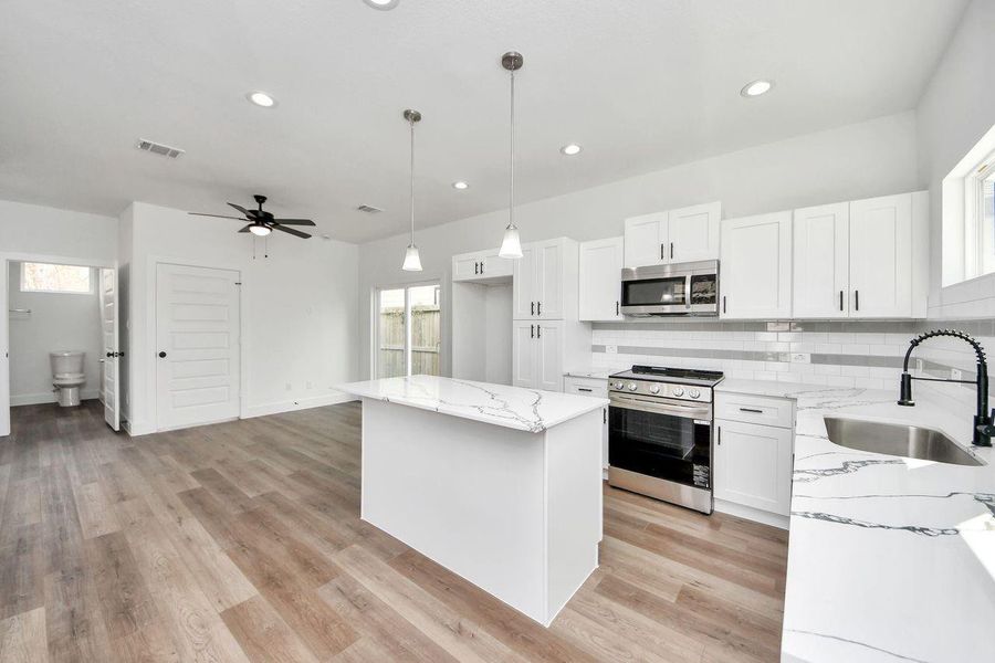 Furnished interior view inside a new home in , Houston (Image 3).