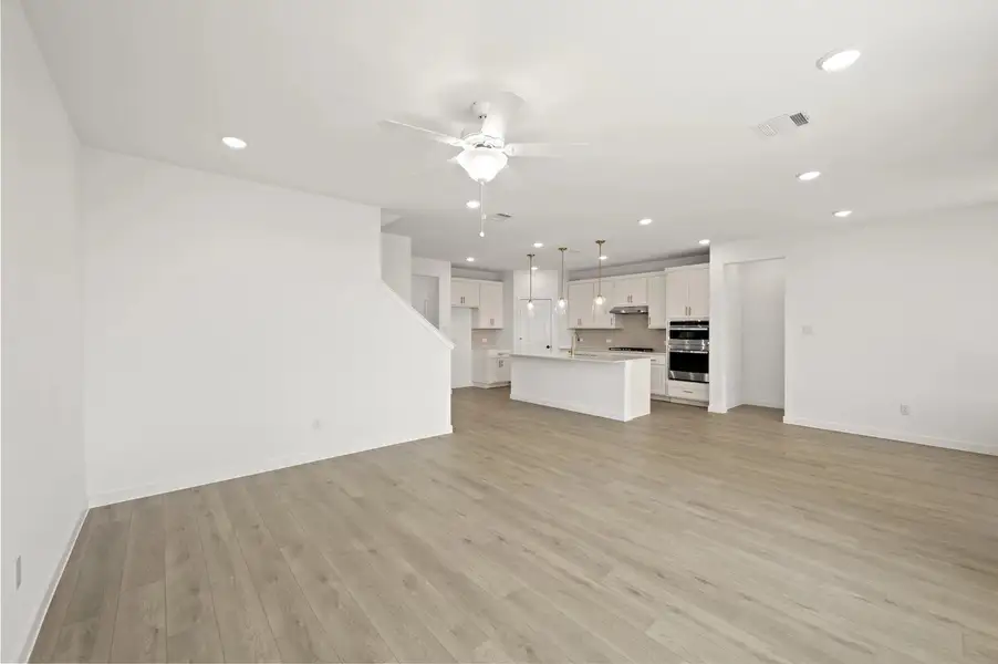Open Kitchen-Living-Dining Room
