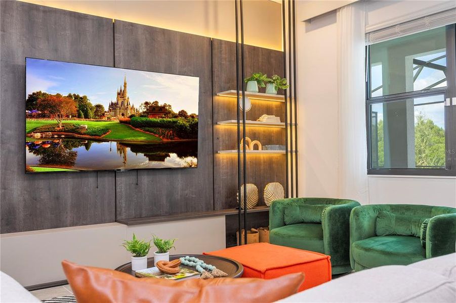 Furnished interior view inside a new home in , Orlando (Image 31).