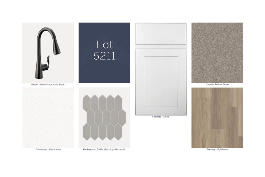 Sample of building materials used in homes in Marvida, Cypress (Image 3).