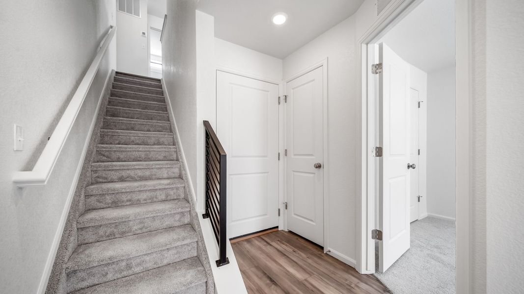 Spacious, unfurnished interior of a new home in Banning Lewis Ranch, Colorado Springs (Image 23). Spacious, unfurnished interior of a new home in Banning Lewis Ranch, Colorado Springs (Image 23).
