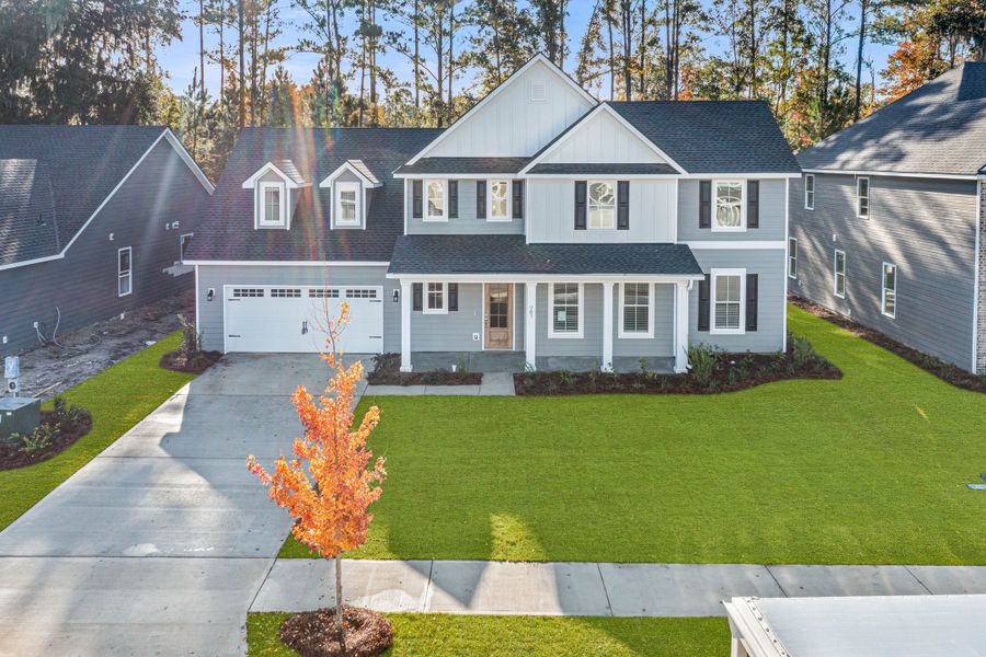 Representative exterior photo of a completed home built from the The Wilmington by Smith Family Homes in Savannah Highlands, Savannah, GA (Image 2).