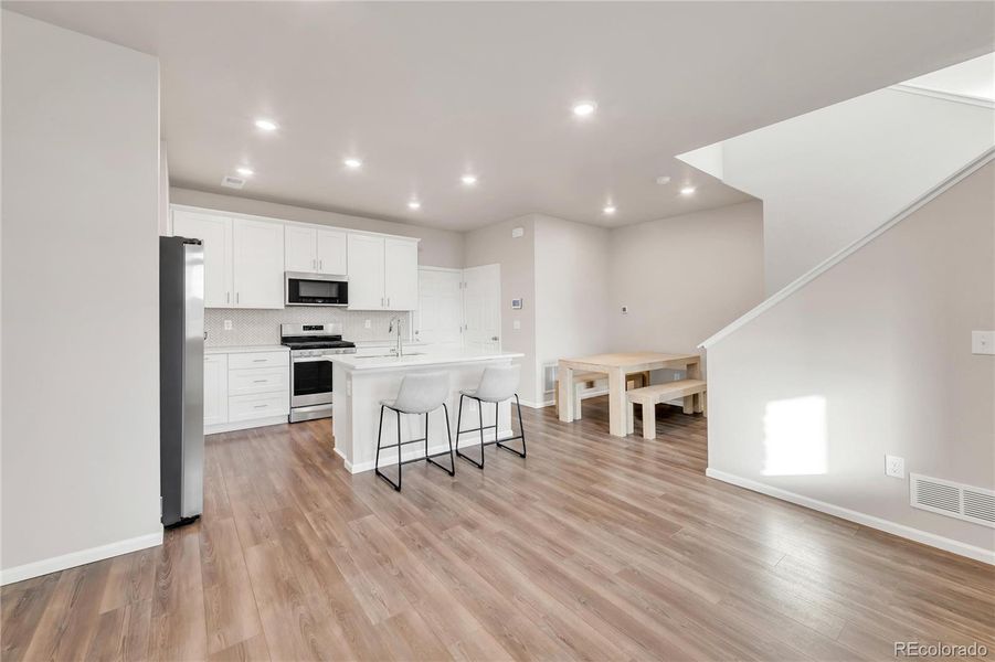 Furnished interior view inside a new home in , Littleton (Image 8).