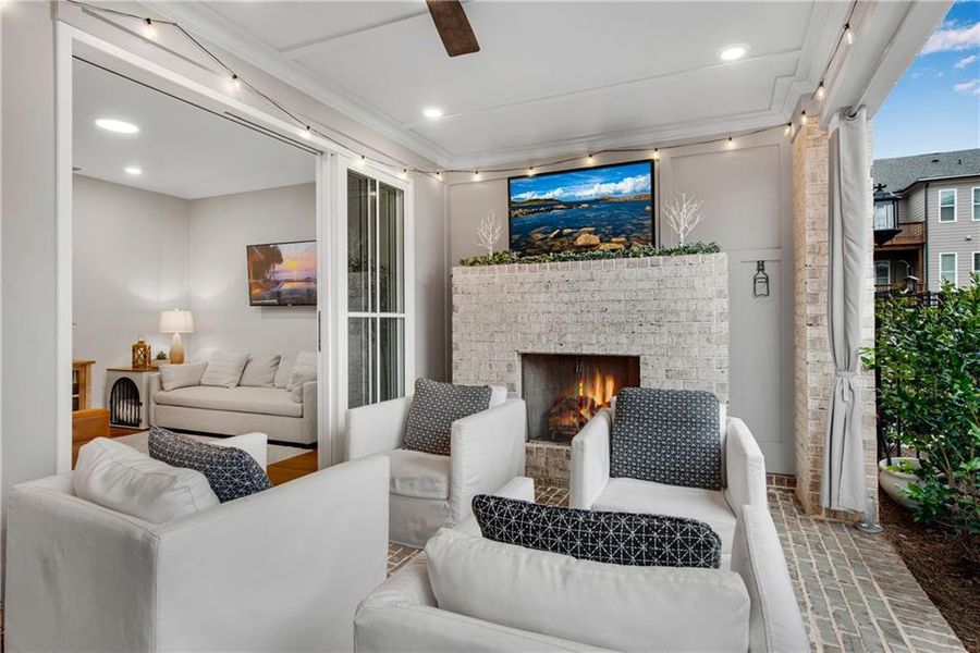 Furnished interior view inside a new home in , Peachtree Corners (Image 17).