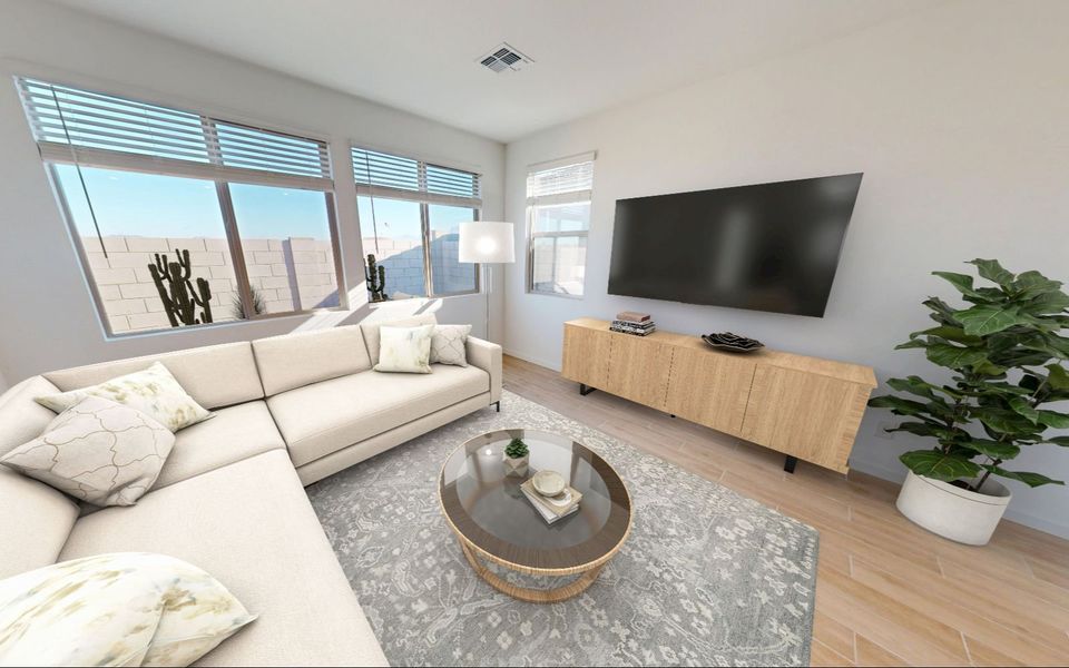 Furnished interior view inside a new home in Blossom Rock, Apache Junction (Image 6).