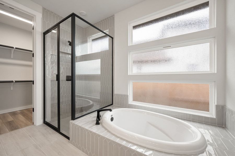 Furnished interior view inside a new home in Lagos Reserve, Manor (Image 18).