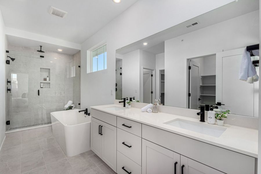 Furnished interior view inside a new home in Westerly, Erie (Image 42).