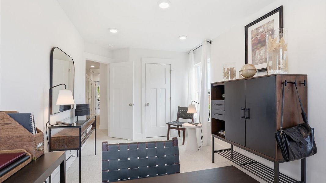 Furnished interior view inside a new home in Marion Square, Greenville (Image 24). Furnished interior view inside a new home in Marion Square, Greenville (Image 24).