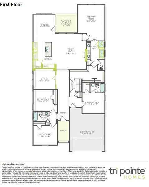 2D floor plan layout of this home in Woodson’s Reserve, Spring, TX (Image 3). 2D floor plan layout of this home in Woodson’s Reserve, Spring, TX (Image 3).