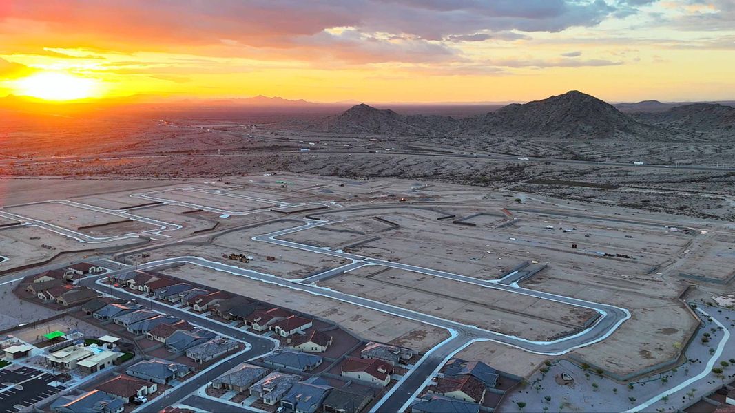 Site preparation for future homes built from the Glacier by D.R. Horton in Westpark, Buckeye (Image 11).