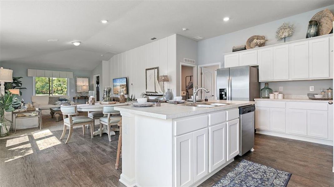Furnished interior view inside a new home in Entrada, St. Augustine (Image 14).