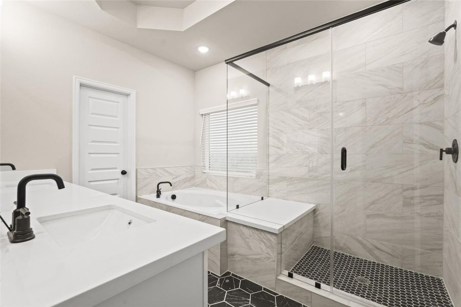 Serene primary bath (*Photo not of actual home and used for illustration purposes only.)