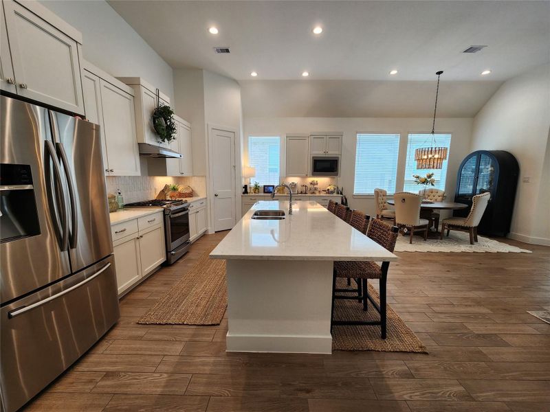 Furnished interior view inside a new home in The Woodlands Hills, Willis (Image 5).