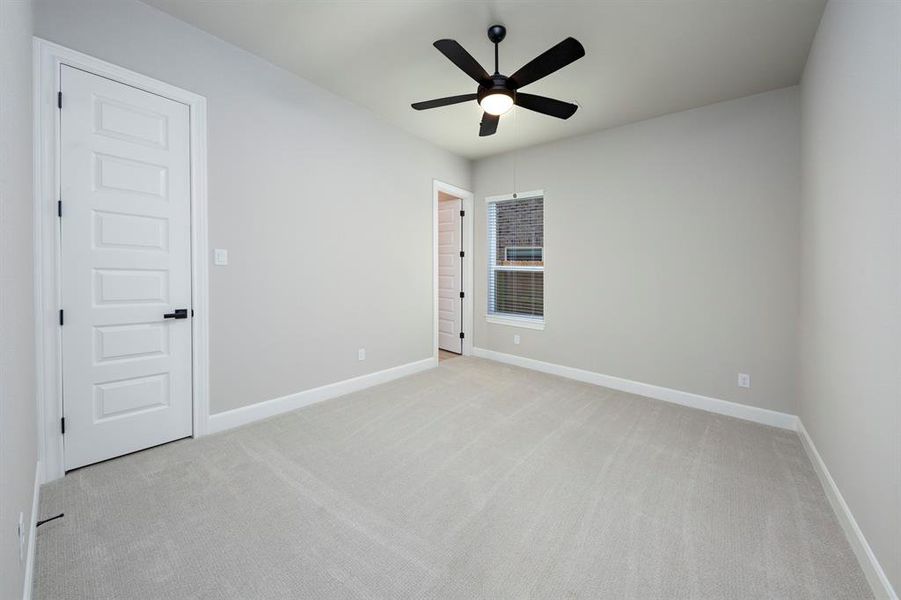 The secondary bedrooms are large and have lots of natural light.